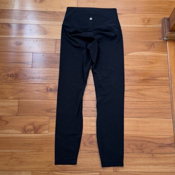Lululemon x Peloton Align Pant II *25" High Rise Yoga Activewear in Black Size 4 - Picture 4 of 5